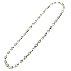 TIFFANY Co Silver Puff Heart Necklace